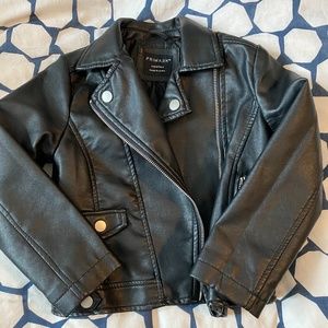 Faux Leather Moto Jacket